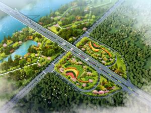 S240济邓线伊川李寨至白元段改建工程-志远路鸟瞰 S240济邓线伊川李寨至白元段改建工程-伊龙大道
