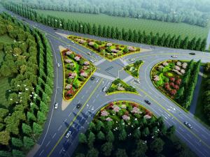 S245吉利北环路大修改造、绿化、亮化提升工程