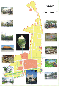 新安县石寺镇上孤灯村建设规-景观规划示意图